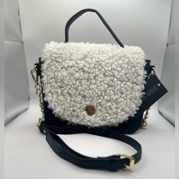 STEVE MADDEN SHERPA CROSSBODY BAG NWT - Picture 9 of 13